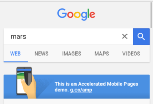 Google Acceleared Mobile Pages Project